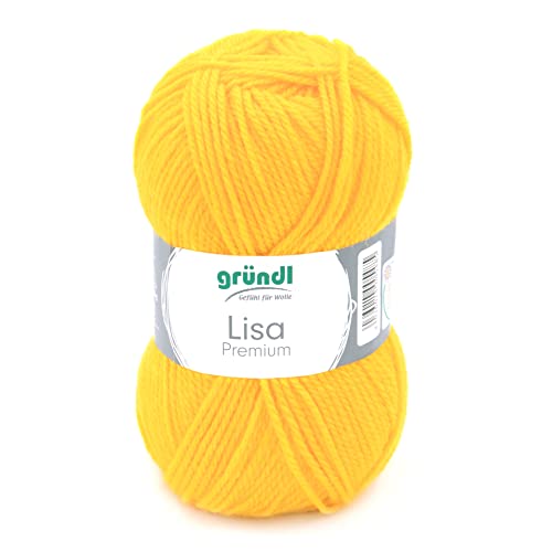 Gründl 760-10 Fil, Acrylic, mais Jaune, 3,5-4,5 mm en promo à 1,90€ (-74%) sur Amazon FR