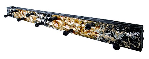 HAKU Möbel patère Murale Or, Noir, métal - Dim.: L 115 cm x... - Maison & Cuisine Amazon France à 49.99€