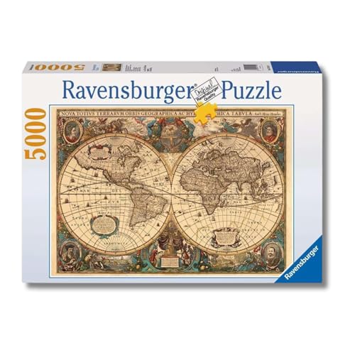 Ravensburger Puzzle 5000 Pezzi Mappamondo Storico – Puzzle... - Jouets & Jeux Amazon Italie à 51.49€
