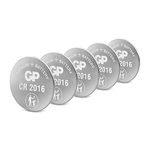 GP Battery Lithium Knopfzelle CR2016 5er Blister - Sports & Fitness Amazon Allemagne à 3.29€