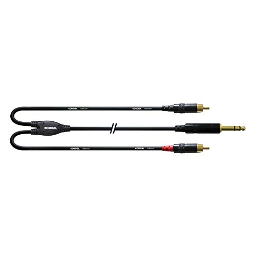 Cordial CFY 3 VCC Y-Adaptor Cable 6.3 mm Stereo / 2x RCA 3... - High-Tech & Électronique en promo à 10.60€