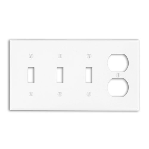 Leviton P38-W Placa de pared combinada de dispositivo de 4... - Beauty & Fragrances Amazon Spain à 7.15€