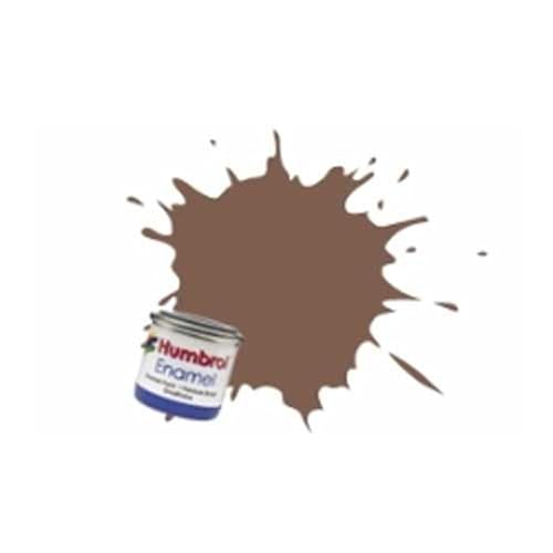 Humbrol Enamel Paint 14ML No 186 Brown - Matt - Fournitures Bureau Amazon Royaume-Uni à 1.89€