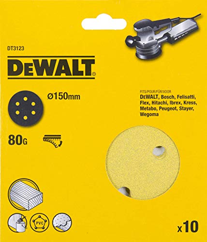 DEWALT DT3123-QZ 150mm Orbital Sanding - Home & Kitchen Amazon UK à 4.31€
