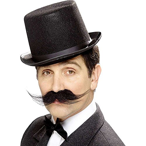 Smiffys - Schnurrbart Oberlippenbart edler Zwirbelbart... - Mode & Vêtements en promo à 2.69€