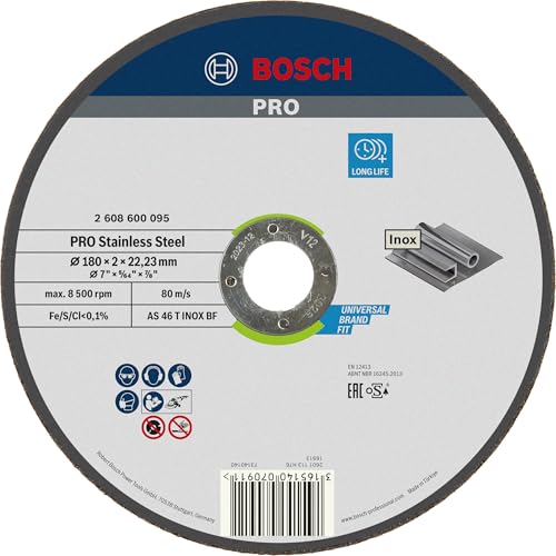 Bosch 1x PRO Stainless Steel Longlife Trennscheibe für... - Bricolage & Outils Amazon Allemagne à 1.49€