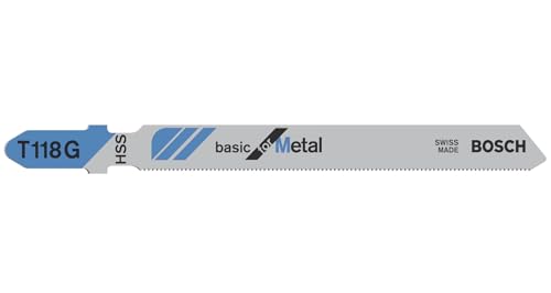 Bosch 3x Lames de scie sauteuse T 118 G Basic for Metal... - Bricolage & Outils en promo à 5.12€