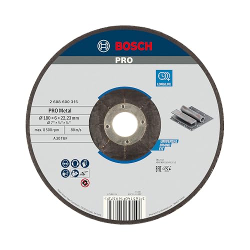 Bosch 1x PRO Metal Longlife Schleifscheibe für große... - Bricolage & Outils Amazon Allemagne à 2.69€