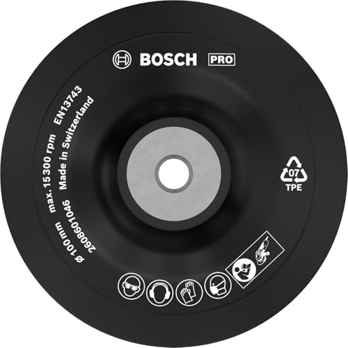 Bosch 1x Plateau de ponçage souple PRO Backing Pad , M10 (Ø... - Bricolage & Outils Amazon France à 12.23€
