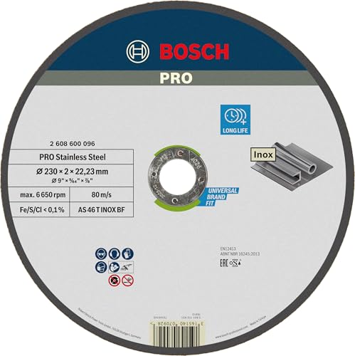 Bosch 1x PRO Stainless Steel Longlife Trennscheibe für... - DIY & Tools Amazon Germany à 2.42€