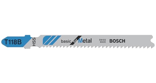 Bosch 3x Lames de scie sauteuse T 118 B Basic for Metal... - Bricolage & Outils en promo à 6.99€