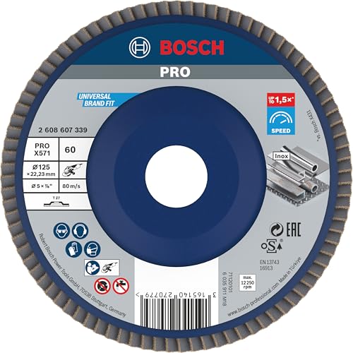 Bosch 1x Plateau à lamelles PRO Metal X571, version plate... - Bricolage & Outils Amazon France à 3.65€
