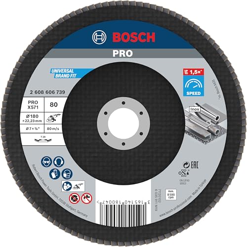 Bosch 1x Plateau à lamelles PRO Metal X571, version plate... - Bricolage & Outils en promo à 11.45€