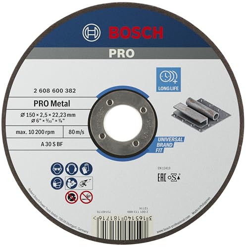 Bosch 1x Disque à tronçonner PRO Metal Longlife pour petite... - Bricolage & Outils Amazon France à 2.78€