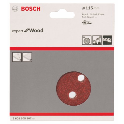 Bosch Professional 6tlg. Schleifblatt-Set für... - Bricolage & Outils en promo à 3.75€