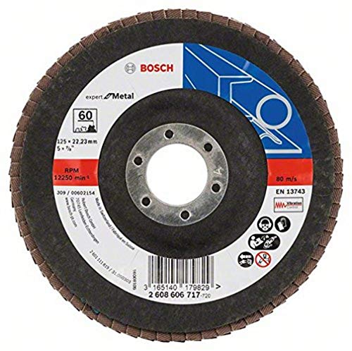 Bosch Flap Disc X551 'Expert for Metal' (Metal, Angled, Ø... - Bricolage & Outils en promo à 3.50€