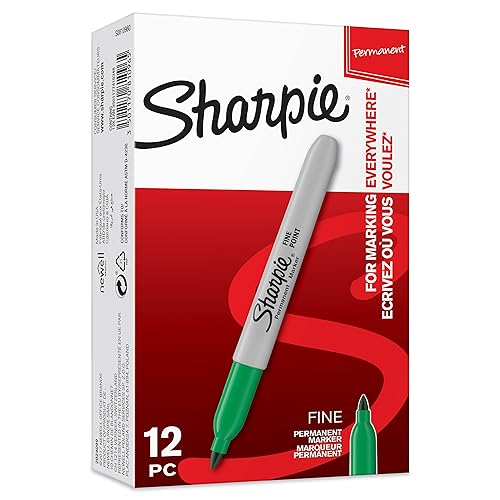 Sharpie marqueurs permanents | pointe fine | vert | lot de... en promo à 5,47€ (-59%) sur Amazon FR