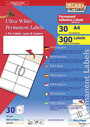 Apli DECAdry Pochette de 300 Etiquettes multi-usage 105 x... - Nouvelle promo Amazon à 6.72€