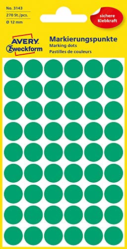 Avery Zweckform - Puntos de señalización autoadhesivos (12... - Auto & Moto Amazon Espagne à 3.46€