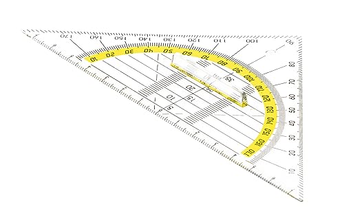 TSI 46318 Geometry Triangle with Grip Hypotenuse, 16 cm - Amazon Royaume-Uni à 2.80€