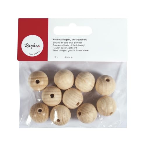 Unbekannt Palline in Legno Grezzo 18 - Amazon Italie à 2.79€