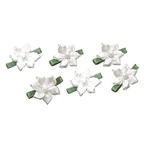 Unbekannt Fiore con Perle Verde/WeiÃŸ 2 cm - Bon plan à 3.29€