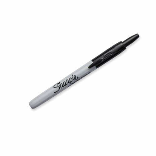 Sharpie marqueurs permanents | pointe fine rétractable |... - Fournitures Bureau en promo à 24.48€