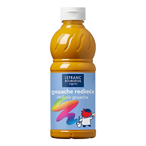 Lefranc Bourgeois Redimix Gouache Liquide 500ml Ocre Jaune en promo à 2,95€ (-34%) sur Amazon FR