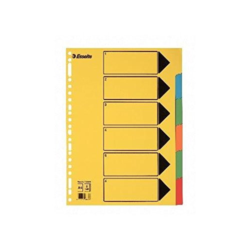 Esselte 2230625 - Divisore A4, numero di tasti 6... - Bricolage & Outils Amazon Italie à 3.77€