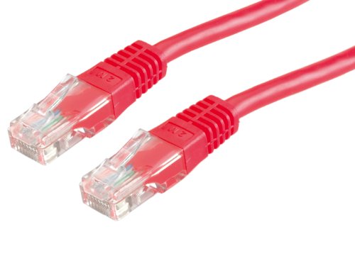 VALUE Patchkabel Kat.6 (Class E) UTP, rot, 0,5 m - Amazon Allemagne à 1.29€