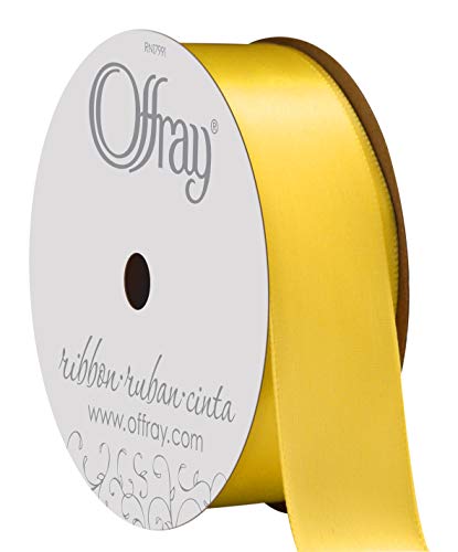 Berwick 069677 7/8" Wide Single Face Satin Ribbon, Lemon... - Amazon Royaume-Uni à 4.80€