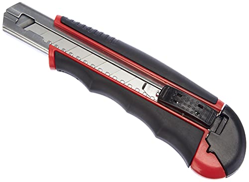 Wedo 078418 - Cúter profesional Auto-Load, 18 mm, rojo/negro - Amazon Espagne à 6.35€