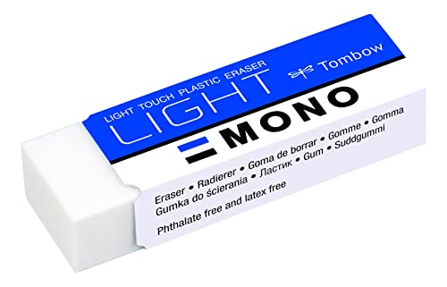 Tombow PE-LTS Gomme Mono Light, PVC sans phtalates/sans... - Fournitures Bureau en promo à 2.75€