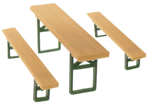 Faller - F180444 - Modélisme - Bancs + Tables - Jouets & Jeux Amazon France à 15.49€