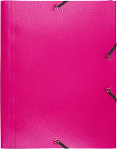 Exacompta 55920E Cartelle con Elastici, 24x32 cm, Fucsia - Fournitures Bureau en promo à 1.90€