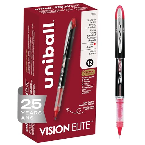 uniball Vision Elite Roller Ball Pen, Stick, Extra-Fine 0.5... - Sports & Fitness Amazon Royaume-Uni à 8.48€