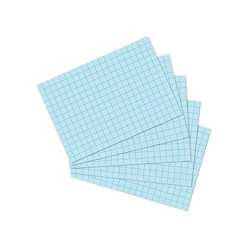 herlitz Karteikarten A7 10,6 x 7,5 cm, kariert, blau, 100... - Fournitures Bureau Amazon Allemagne à 3.03€