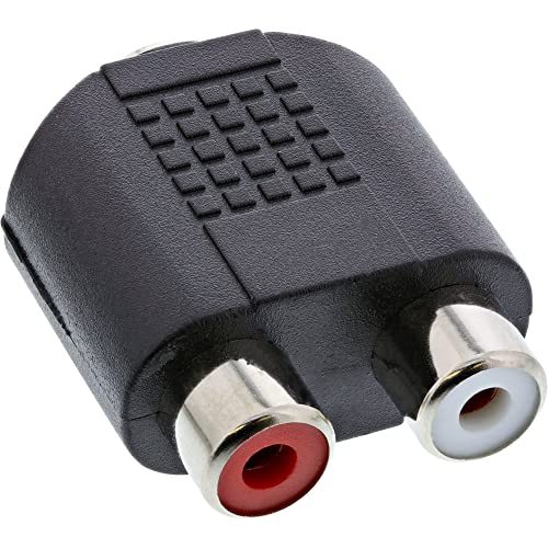 InLine 99346 adaptador de cable 3.5mm 2xCinch Negro... - High-Tech & Électronique en promo à 4.91€