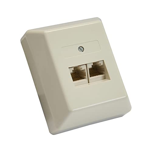 InLine 69988B ISDN Anschlussdose, 2x RJ45 Buchse, Aufputz... - High-Tech & Électronique Amazon Allemagne à 3.73€
