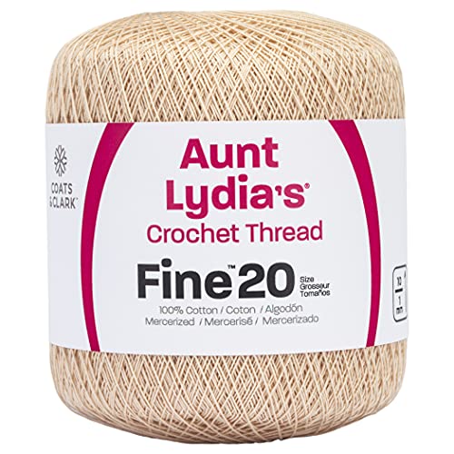 Red Heart Fil à crochet fin, 20, naturel - Loisirs Créatifs en promo à 20.08€