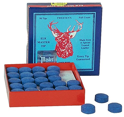 Elkmaster, suelas para taco de billar en piel, tamaño: 10 mm - Sports & Fitness en promo à 2.03€