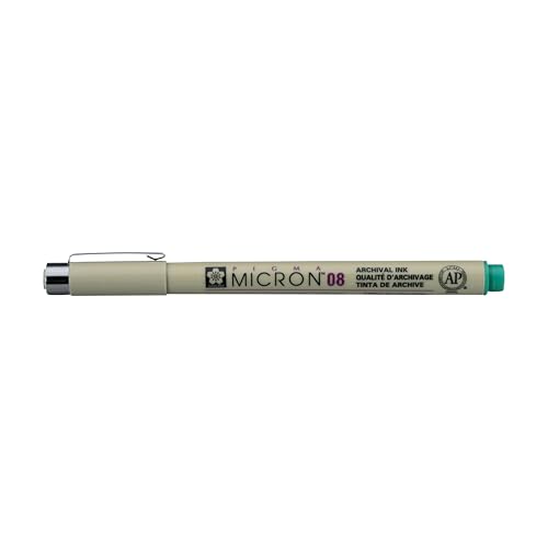 SAKURA Pigma Micron 08 Fineliner - 0,50 mm - Permanente... - Fournitures Bureau Amazon Allemagne à 0.99€