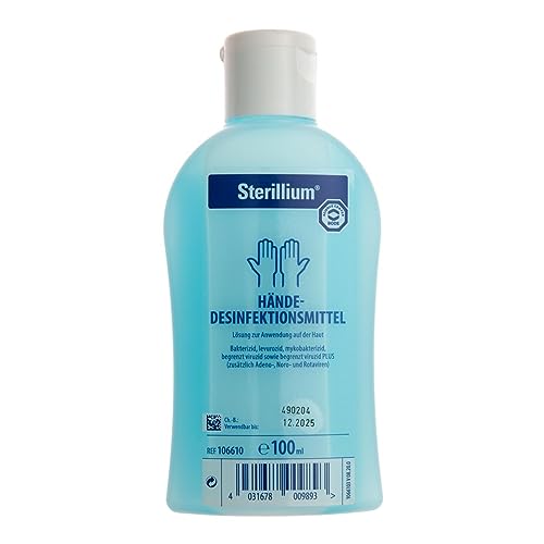 Sterillium, 100 ml - Desinfección de la mano - 1 Botella De - Santé & Bien-être Amazon Espagne à 1.08€