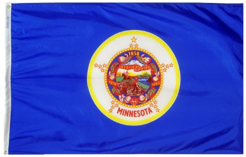 Annin Minnesota State Flag, Multi-Color, 3 by 5 Foot - Amazon Italie à 11.89€