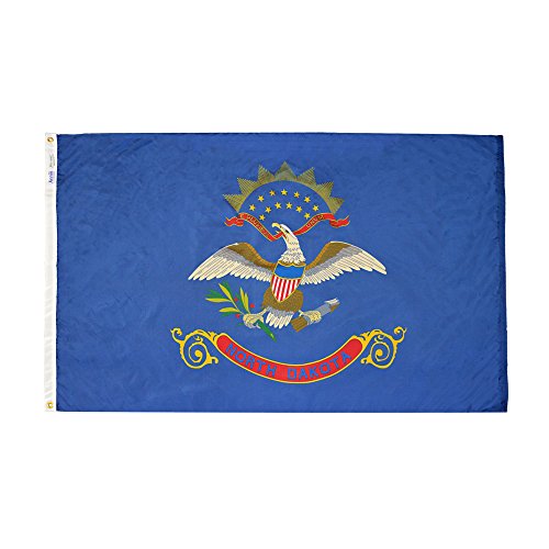 Annin North Dakota State Drapeau, Multi-Color, 4 by 6 Foot - Jardin & Extérieur Amazon France à 65.71€