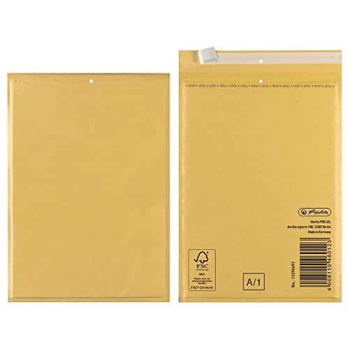Herlitz Lot de 4 Enveloppes à bulles A/1 Brun - Maison & Cuisine Amazon France à 2.99€