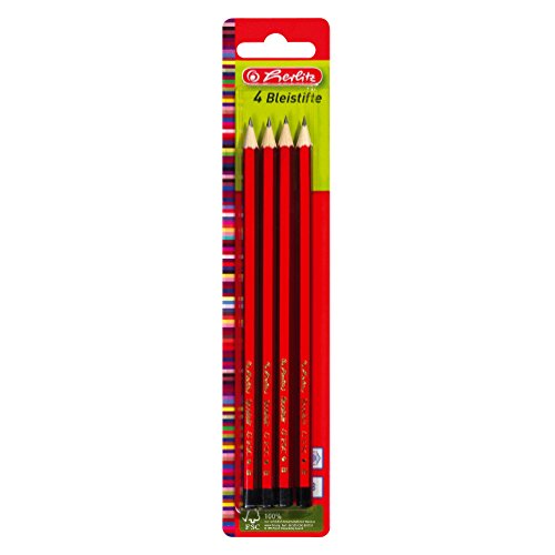 Herlitz Matite scolair con Tip, HB, infrangibile Mine, 4... - Nouvelle promo Amazon à 2.90€