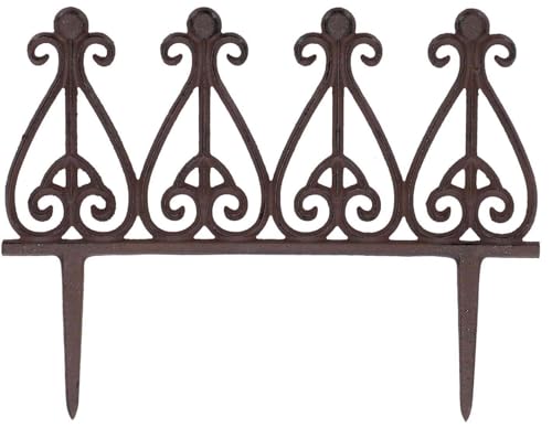 Esschert PS17 30 x 40 x 2cm Fence Cast-Iron - Brown - Maison & Cuisine Amazon Royaume-Uni à 9.99€