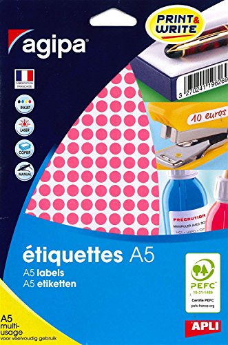 Apli 114308 - Etui 2940 pastilles multi-usage rose Ø 8 mm en promo à 1,69€ (-66%) sur Amazon FR