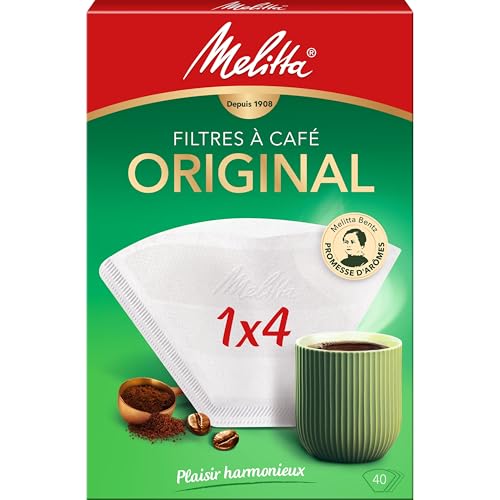 Melitta 4006508200016 Filtre à Café Papier Blanc 2,1 x 13,2... - Maison & Cuisine en promo à 1.15€